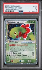 2005 POKEMON EX UNSEEN FORCES #106 MEGANIUM EX-HOLO PSA 5 on eBay