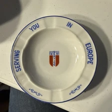 Vintage EES Service Serving You In Europe Ceramic Ashtray JOHAN HAVILAND BAVARIA