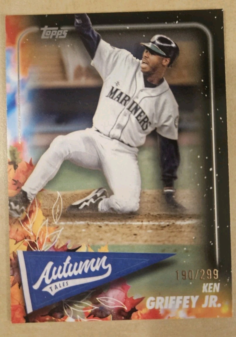 2024 Topps #AT-19 Ken Griffey Jr., Mariners - Autumn Tales Black (190/299)