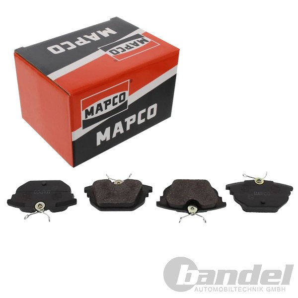Mapco BremsbelÄGe Satz Hinten Passend FüR Alfa Romeo 145 146 155 GTV Spider Fiat-image