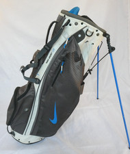 Nike Sport Lite Carry / Stand Bag - Silver / Grey / Blue ~USED~