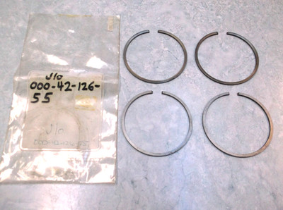 Vintage Genuine JLO Rockwell NOS L-372, L-380 Piston Rings (Quantity of 4)