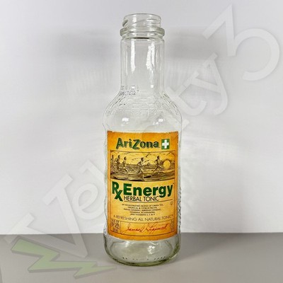 AriZona Collectible Bottle - Arizona Rx Energy Herbal Tonic | Vintage 2000's