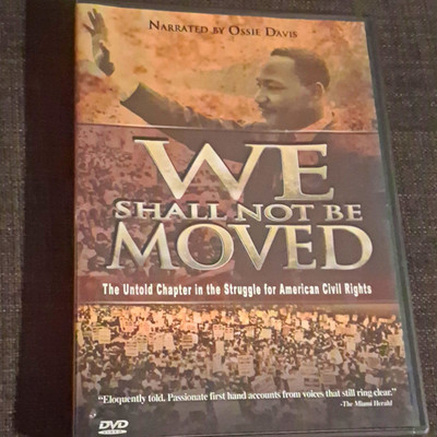 GT Media We Shall Not Be Moved DVD Ossie Davis Documentary 82 Min
