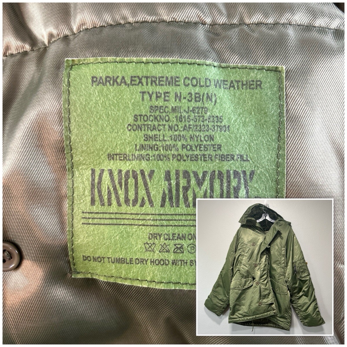 Knox Armory Parka Men XL Green ECW Military Alpha Industries Knox Armory Parka Men XL Green ECW Military Alpha Industries