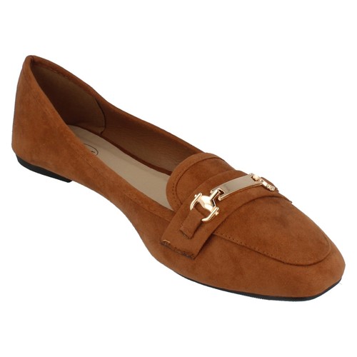 Ladies F8R0373 Slip On Casual Loafers Shoes By Spot On £12.99 - Picture 14 of 19