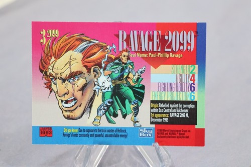 1993 Marvel Universe Series 4 Puzzle Complete 9 Red Foil 2099 Set Insert Chase - 第 7/19 張圖片