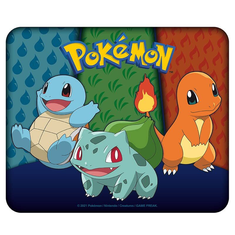 P.Derive POKEMON - Starters Kanto - Mouse Pad 23.5X19.5cm ACC NUOVO