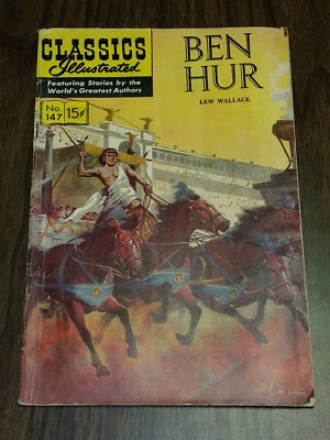 CLASSICS ILLUSTRATED #147 BEN HUR COMICS NOVEMBER 1958