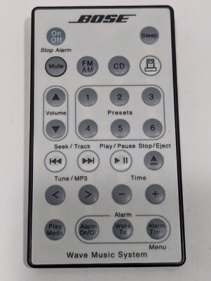 Bose Wave Music System Remote Control AWRCC1 AWRCC2 AWRCC3 AWRCC4 AWRCC5 AWRC