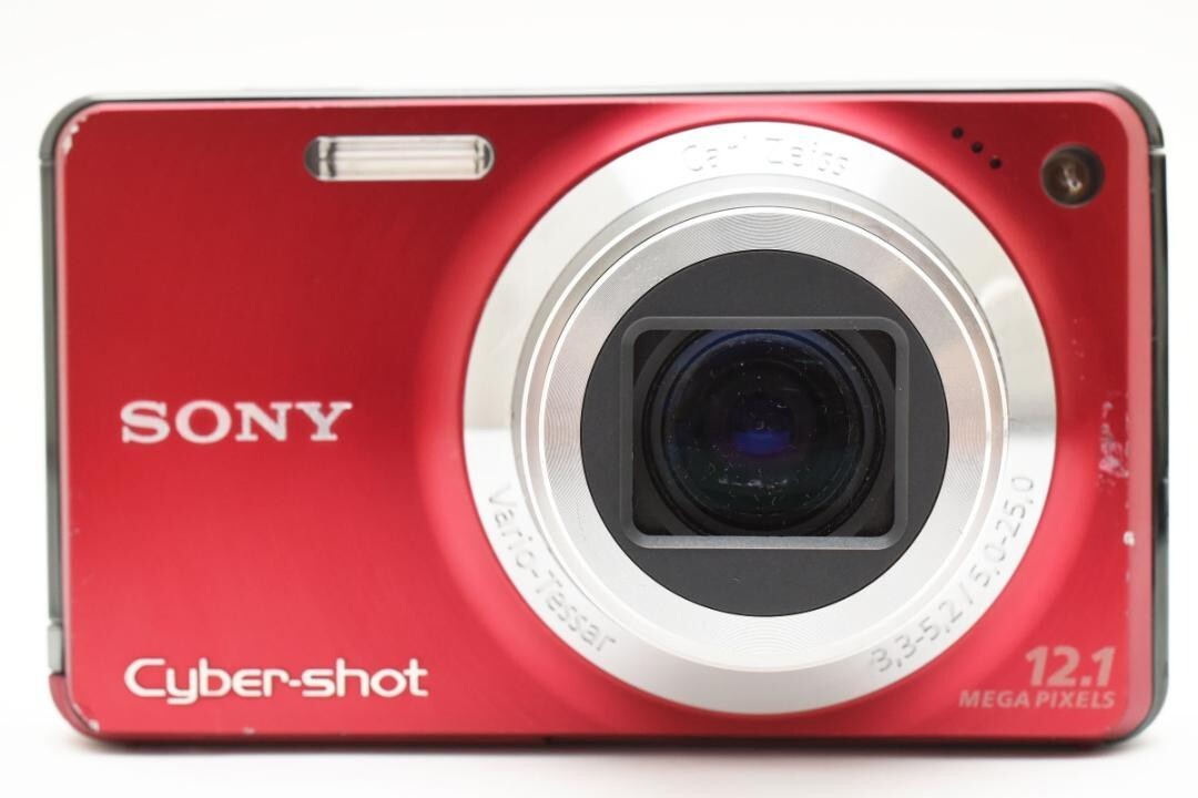 SONY Cyber shot DSC-W270 RED 12.1MP Digital Camera only japanese