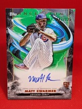 Matt Swarmer 2023 Topps Inception Rookies Emerging Stars RC Auto Green *47/125*