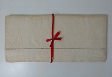 Drap ancien neuf en lin-métis 220X300 vintage .