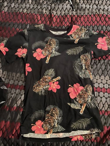 tiger flower shirt