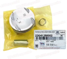 OEM ® 1.6L Engine Piston & Pin & Ring STD 2020-2024 Rio Accent Venue 230412M002