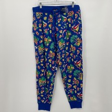 Polo Ralph Lauren Sleepwear Joggers Hawaiian Bear Pajama Blue Size L Mens