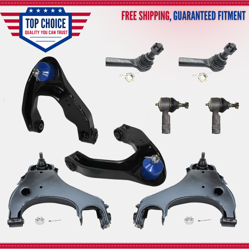 A-Premium 6Pcs Front Suspension Kit Ball Joint Tie Rod End