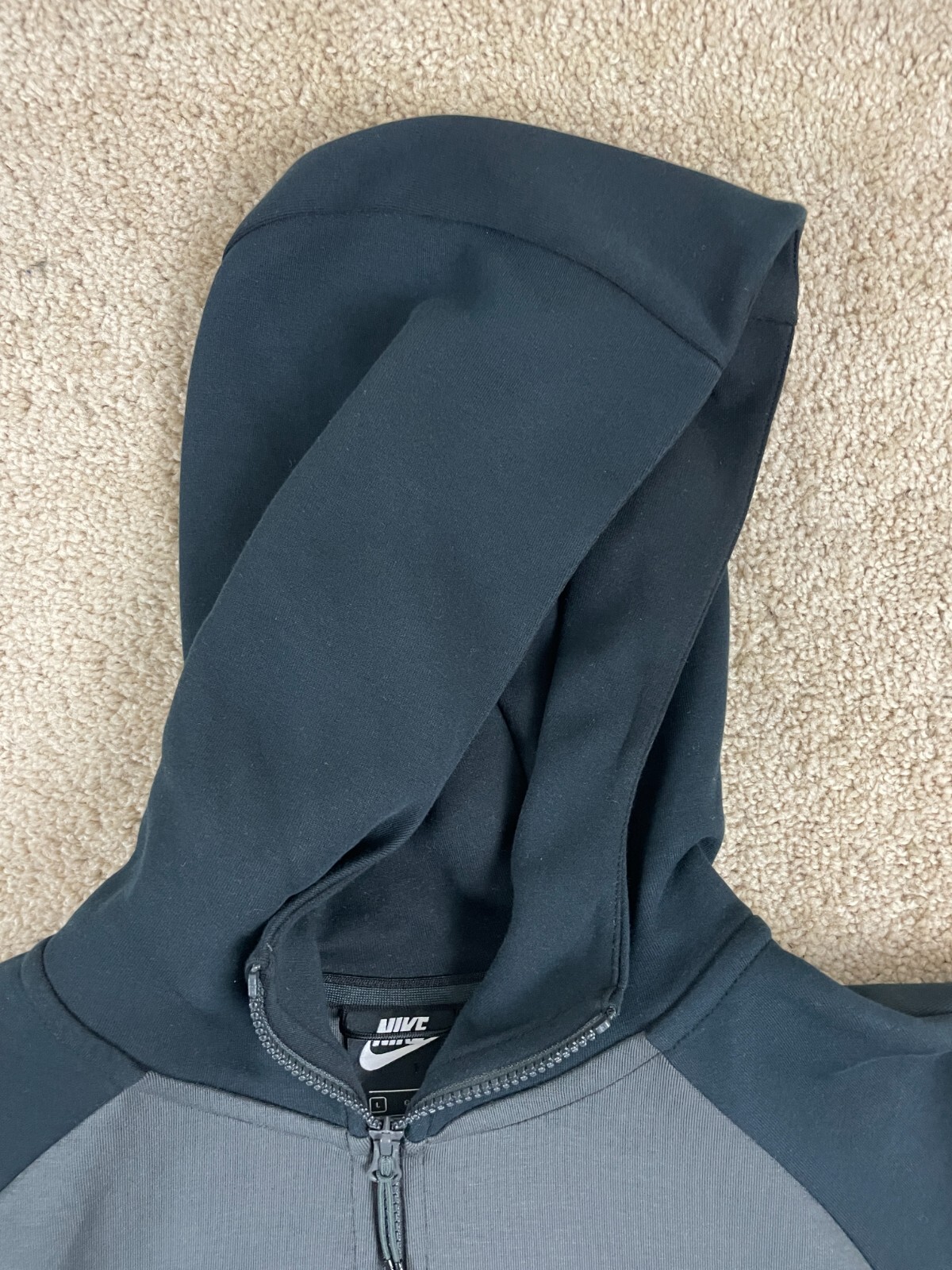 Nike Athletic Basic Jacket Mens Large Full Zip Ho… - image 10