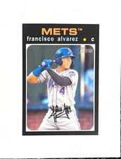 2020 Topps Heritage Minor League Francisco Alvarez - Kingsport Mets