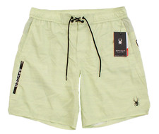 Spyder Men's XXL Green Swim Trunks Board Shorts Stretch Quick Dry Breathable