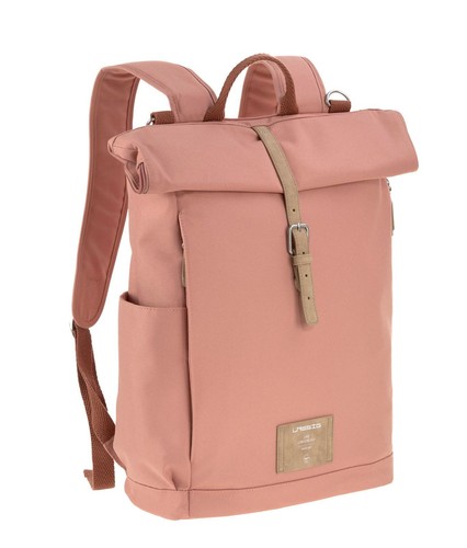 Lässig Green Label Rolltop Backpack Wickeltasche Rucksack Cinnamon rosa - Bild 2 von 7