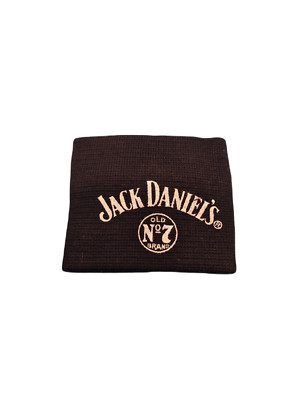 Jack Daniels Whiskey Armband Schweißband Geldfach elastisch schwarz Geldbörse