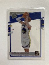 2020-21 NBA Clearly Donruss #68 Nico Mannion Rated Rookie Golden State Warriors