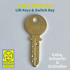 Kaba 5000 Key - Lift & Switch Key  - FREE FIRST CLASS P&P - SAME DAY DISPATCH