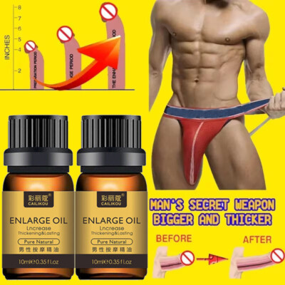 100% Organic Natural Penis Enlarger & Growth Oil Faster Enhancement  Enlargement