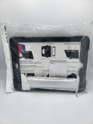 3-Layer Rugged Protection Tablet Case w/Hand Strap For Ipad 10.2'' 2019/2020/2021