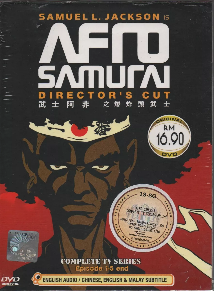 DVD Anime Afro Samurai Complete TV Series Vol.1-5 End (Director's Cut) Eng  Dub