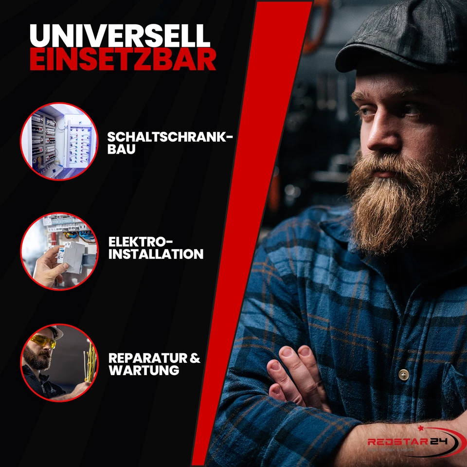 Crimpzange Kabelschuhe Flachstecker Quetschverbinder Zange KFZ Elektrik SET 700x - Bild 3 von 4