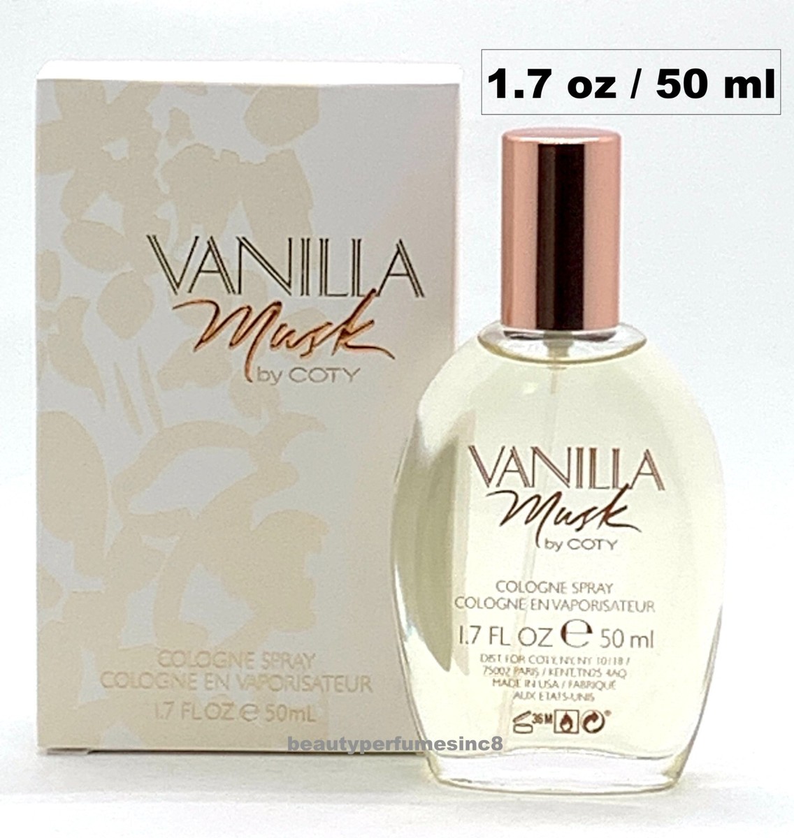 Vanilla Musk Cologne Spray By Coty - 1.7 oz Vanilla Musk Cologne Spray By Coty - 1.7 oz