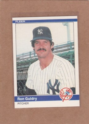 1984 FLEER BASEBALL RON GUIDRY #127 YANKEES NMMT OR BETTER *E4453