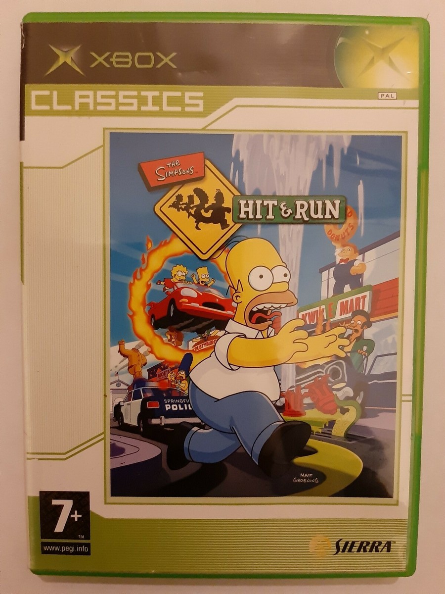 THE SIMPSONS HIT and Run Microsoft Xbox Pal English EUR 47,00 - FR