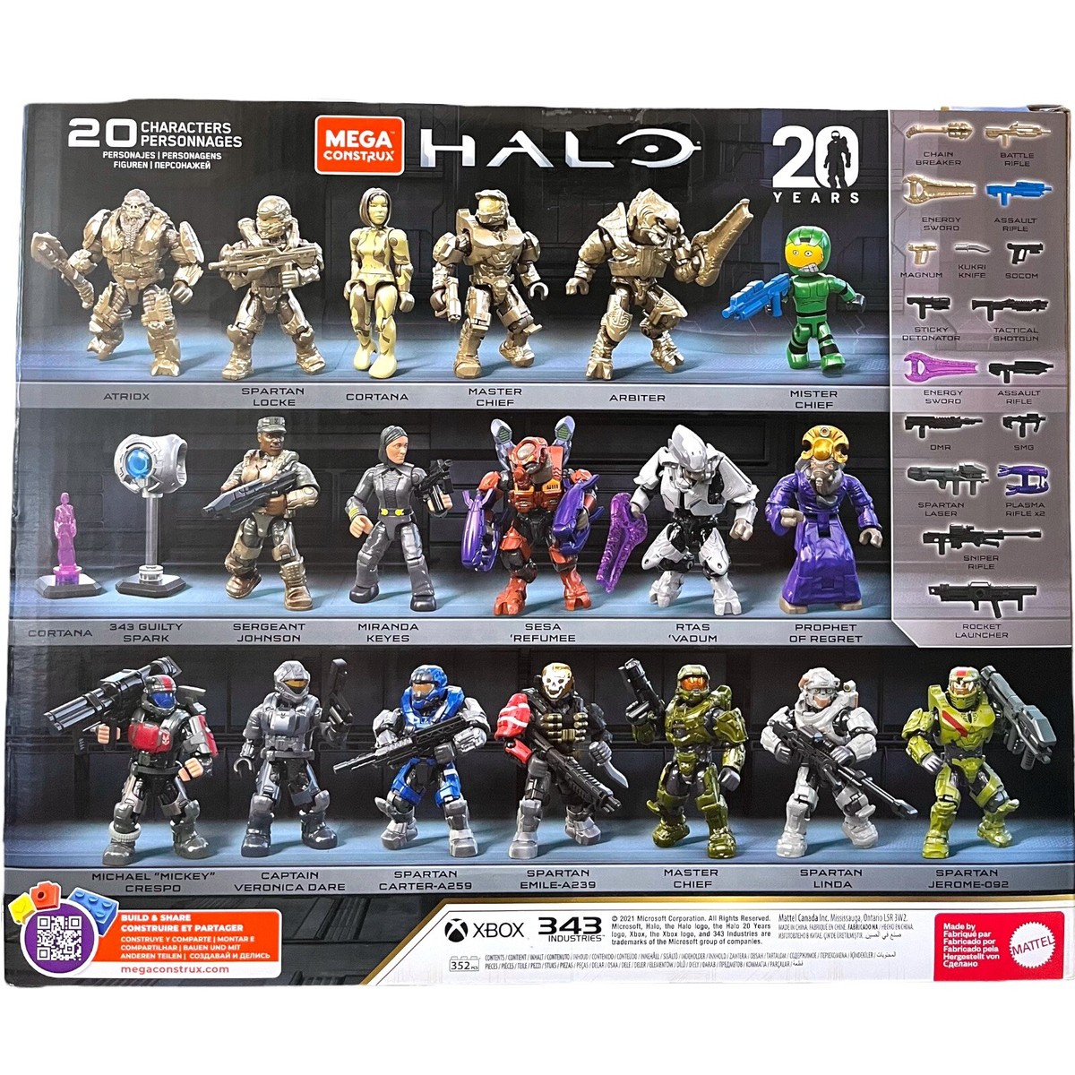 Mega Construx - Halo 20th Anniversary Character Pack Construction