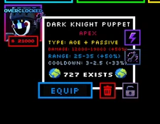 Dark Knight Puppet | FNTD | Five Nights TD | Roblox | Fast | Random enchant