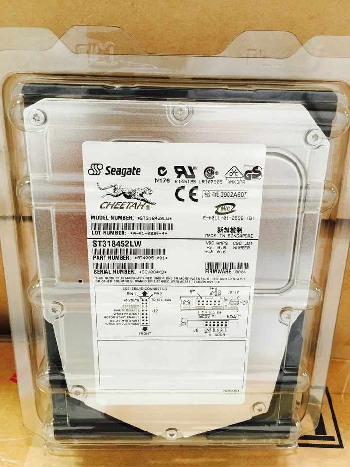 *New* Seagate Cheetah (ST318452LW) 18GB,15000RPM, 3.5" Hard Internal Hard Drive - Image 2 of 4