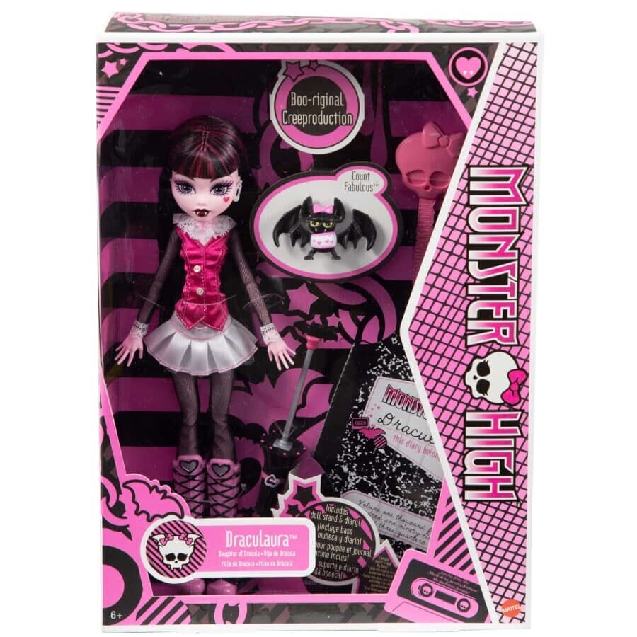 Monster High Draculaura Reel Drama Doll Pet Bat Poster Stand New 2022  Exclusive