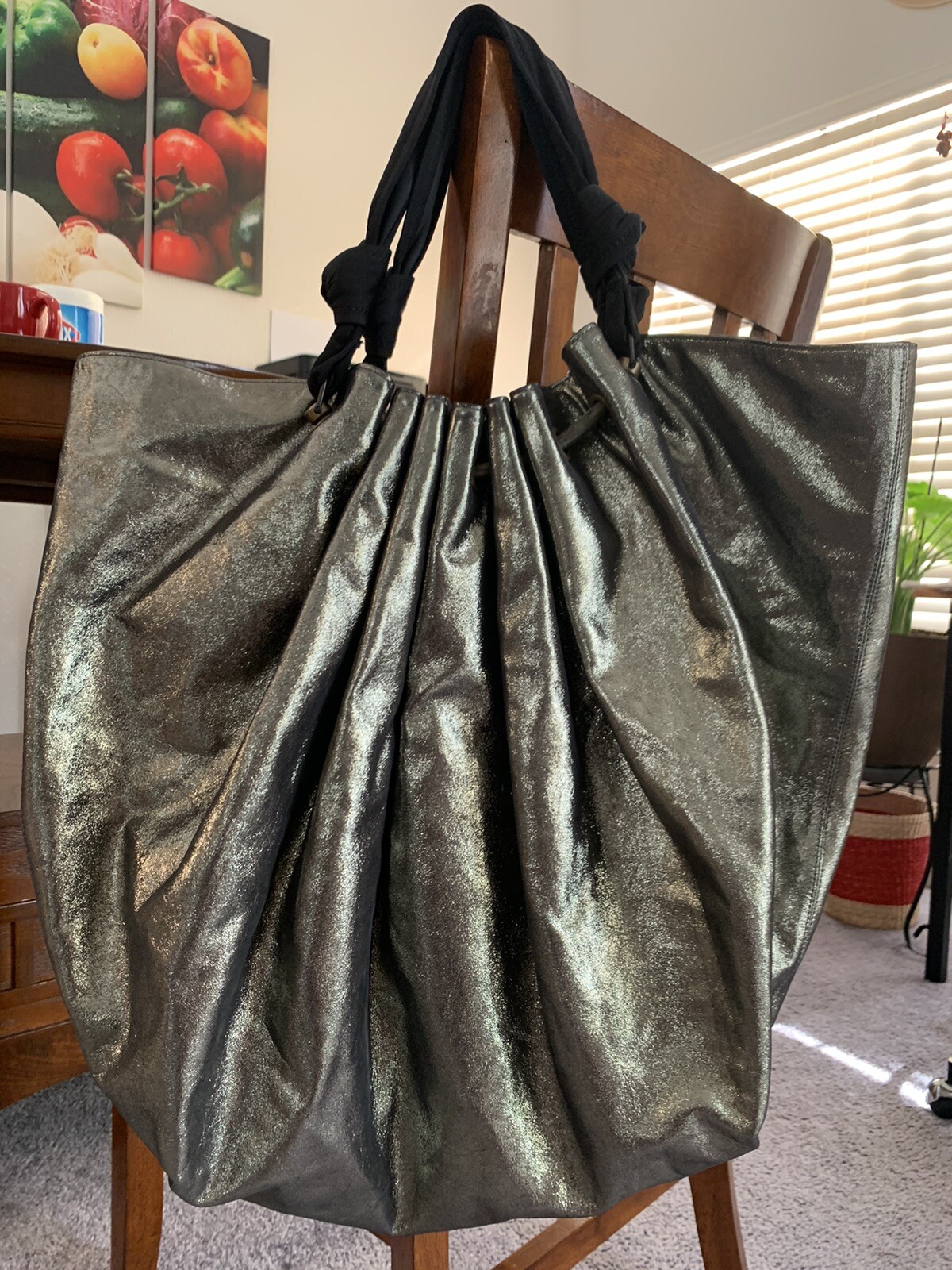 Authentic Lanvin Polisson  Metallic - Oversized/ … - image 4