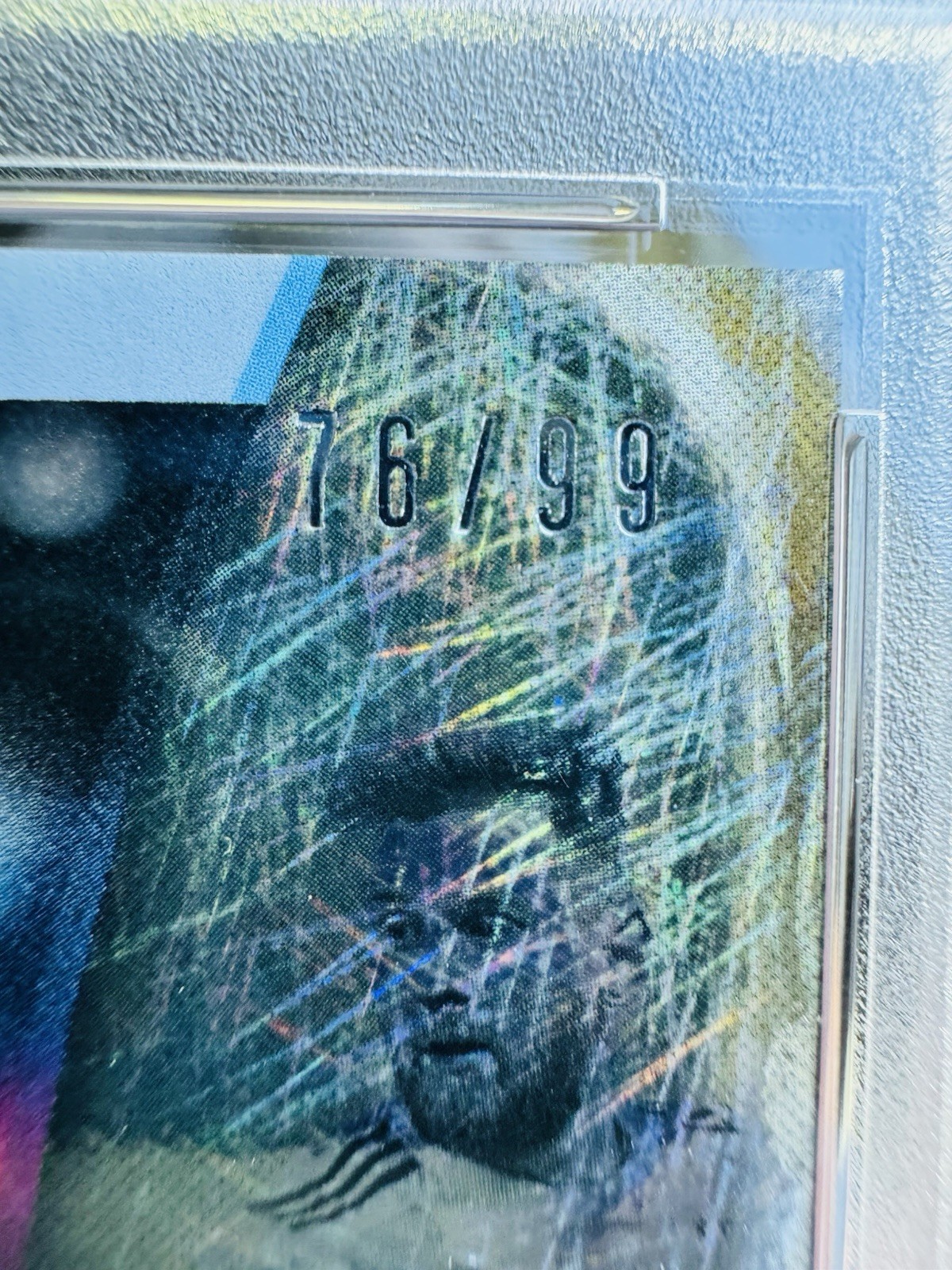 2019 Panini National Conv - Legends Lionel Messi #LM Magnetic Fur /99 PSA 10 view 3