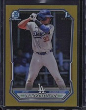 2026 Bowman #BCP-106 Francisco Espinoza Chrome Prospects Gold Refractor #/50