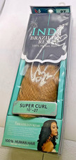 Bobbi Boss Indi Brazilian Remi 100 Human Hair Super Curl 10" Color 27, 1 pack