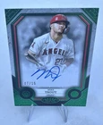 MIKE TROUT 2024 TOPPS TIER ONE ON-CARD AUTOGRAPH AUTO GREEN FOIL #/15