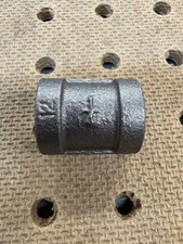 1/4" Black Pipe Coupling Lot of 10