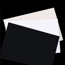 Plastic PVC Sheet Plasticard Thin Sheets Black 500mm x 300mm x 0.5mm