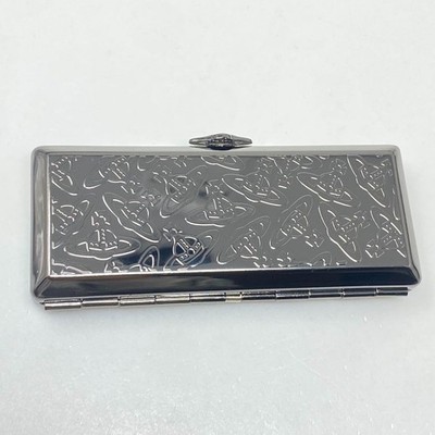 Vivienne Westwood Metal Cigarette Case Metal Slim ORB Silver NEW