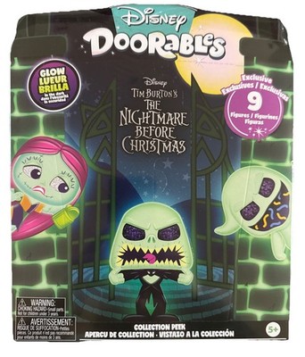 DISNEY DOORABLES NIGHTMARE BEFORE CHRISTMAS COLLECTION PEEK SET OF 9 NEW/ SEALED