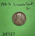 1910 S Lincoln Wheat Cent / Penny 1c Good See Pictures