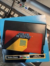 Color Scripsit for TRS-80 Comp1981 Radio Shack Clean Word Processor Game Only